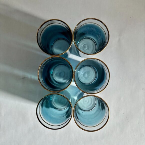 Vintage Iridescent Macbeth Evans Corning Upright Ball Pitcher & Glasses Set - Picture 14 of 14